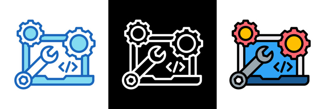 It And Software Services triplestyle icon