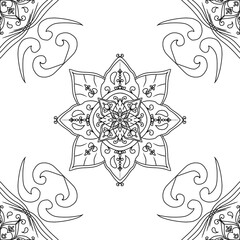 set of decorative elements