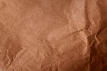 Red brown neutral tone color paint on creased paper texture background with space minimal style 