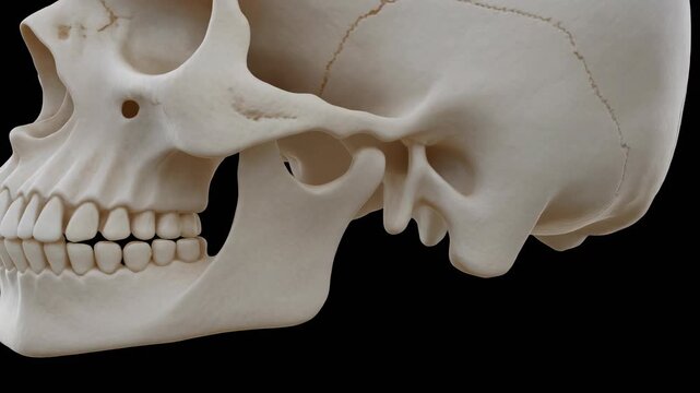 3D Animation of Human Skull Anatomy with Focus on Nasal Concha