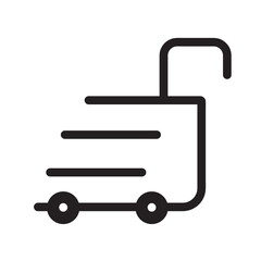 vector shopping cart icon