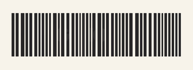 Kod kreskowy jako symbol identyfikacji produktu, zakup&oacute;w i handlu w biznesie i handlu detalicznym.