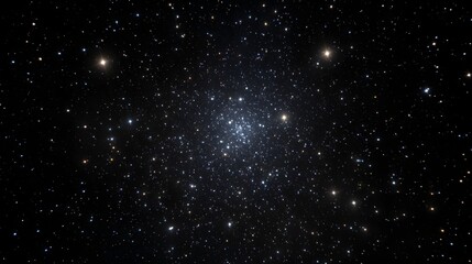 Fototapeta premium Dense star cluster in the vastness of deep space