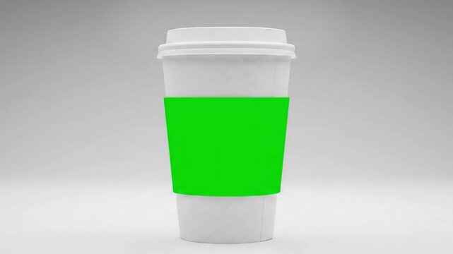 Coffee Cup Mockup - Clean Design for Branding and Presentation.