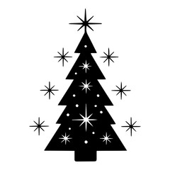Simple Christmas Tree Vector