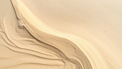 Flowing tan sand, smooth and textured