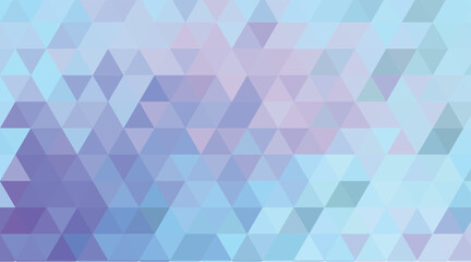Soft Periwinkle and Light Blue Low Poly Geometric Seamless Tileable Background