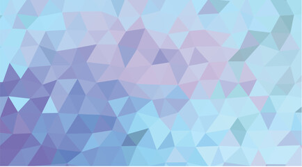 Shades of Periwinkle and Aqua Low Poly Geometric Abstract Background Design © Baby