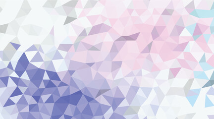 Pastel Low Poly Geometric Abstract Background in Lavender and Pink