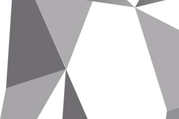 Light Silver, Gray vector of small triangles on white background. Illustration of abstract texture of triangles. Pattern design for banner, poster, cover.