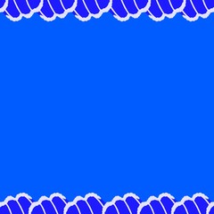 Obraz premium wave blue background