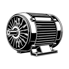 Electric motor illustration