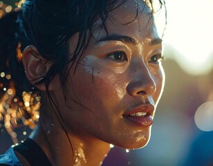 portrait of a young woman