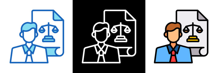 Legal Advisory triplestyle icon