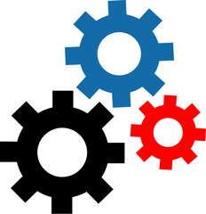 Gears Cogwheel Mechanical Setting Icon