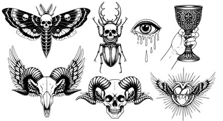 Occult symbols collection