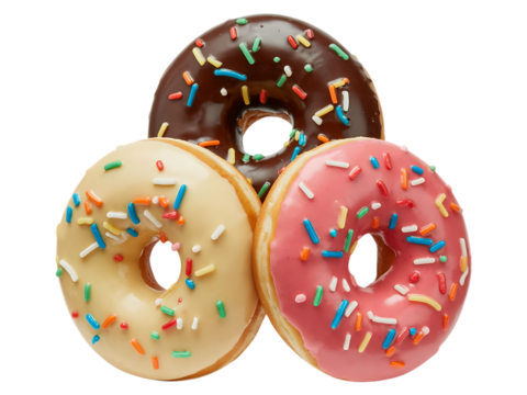 donut isolated on white