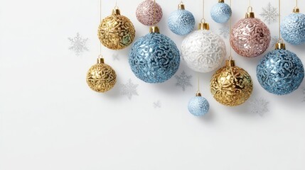 Christmas ornaments hanging holiday decoration festive art