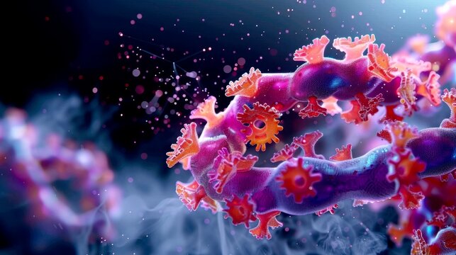 a complex molecular structure made not of atoms, but of intricately carved, glowing gears and cogs