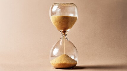 A two-way sand hourglass visualizing contradictory medical guidance in a dreamlike scene.