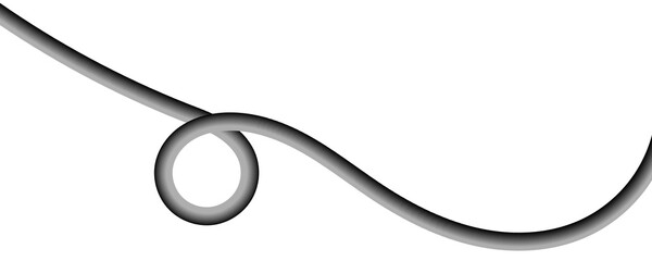 Beautiful abstract 3d style tube design concept illustration