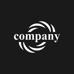 generic circle logo design , business logo , vector , symbol , company logo,background, emblem, swirl, infinity, circular	