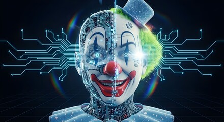 AI Clown Interface Concept