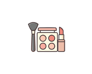 Cosmetics icon vector design illustration