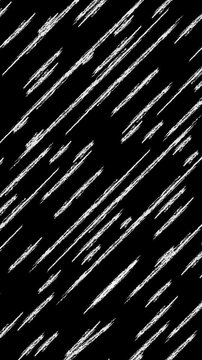 Abstract hand drawn sketch lines on black background motion loop animation, sketch drawing motion video