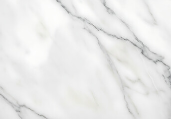 Obraz premium Luxurious high-resolution texture of white marble, featuring elegant, graceful black and grey natural veining