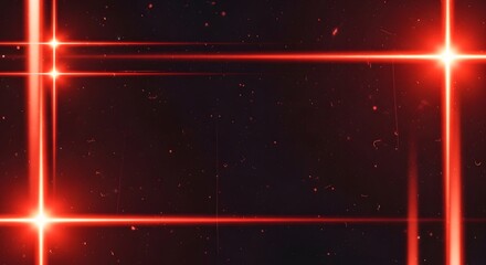 Vibrant Red Glowing Lights Abstract Futuristic Background Horizontal Lines Flashes and Streaks a Tech Inspired Design