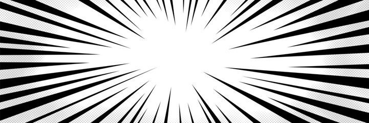 Vibrant anime manga background packed with comic tension. Speed lines and bursts highlight dramatic anime background action and classic comic flow.