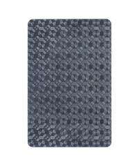 black playing card reverse side isolated from background
