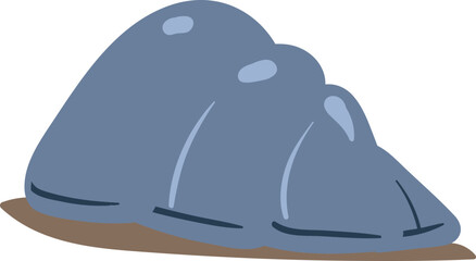 Blue Mussel Shell Vector Illustration for Marine Life, Ocean Education, and Seafood Design