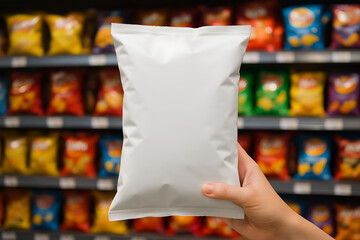 Crispy Salty Snacks Pack Ready for Flavor Innovation and Product Development in a Retail Setting