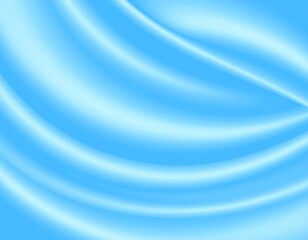 Gentle blue waves flowing across a gradient background