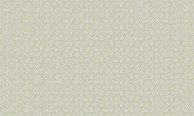 カーブした3本の線の束が連続するモダンなパターン模様