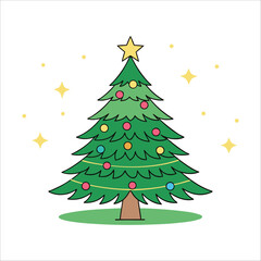 Christmas vector, Christmas Tree vector,Christmas Vector, Holiday Svg, Christmas Silhouette, Reindeer Vector, Christmas Tree Svg, Santa Hat Vector, Snowflake Svg, Christmas Gifts Vector, Holiday Icon 