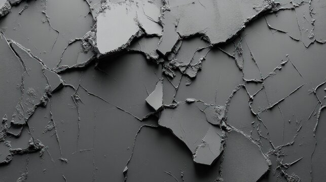 Gray cracked surface texture