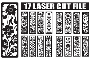 Laser cut floral designs for creative projects and decor ideas