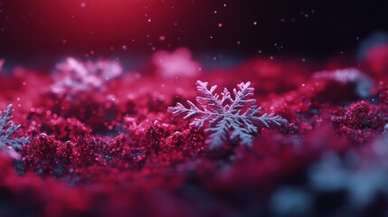 Winter wonderland scene