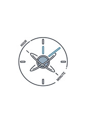 Futuristic Timepiece Featuring Orbiting Planet Clock Hands