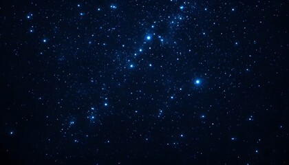 Starry night sky overlay with shimmering blue stars on a black background, contrasting with a bright white space, ideal for creative design projects and visual storytelling 