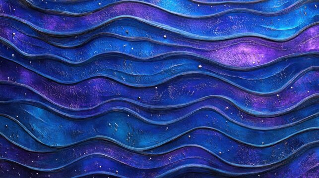 Abstract wavy textured surface - Powered by Adobe