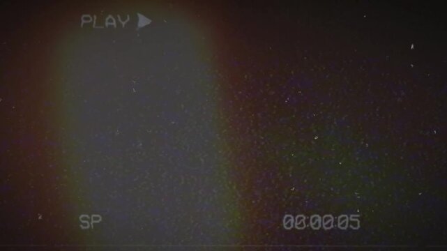 light leaks Vintage film strip background for your creative motion graphic work. grain noise old tv frame. Videotape texture overlay with scratches and dirt stains. light leaks effect Lens flare