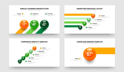 Colorful Insight Three Four Five One Element Infographic Frame Template Vector Illustration Collection. Advertising Strategy 3 4 5 1 Option Diagram Presentation Design Bundle.