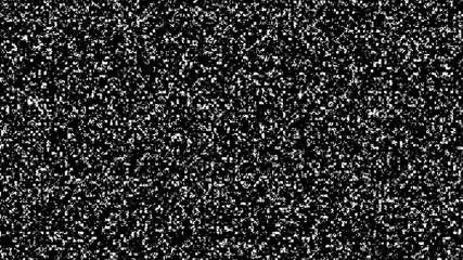 No Signal Static Screen: Analog TV Noise