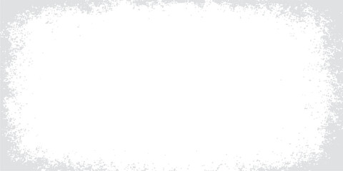 Vintage Blue Grunge Christmas Border Frame Design with Snowflake Vector Illustration