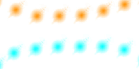 Orange and blue sparks abstract transparent background for festive designs with vibrant colors adding glow and energy to digital projects