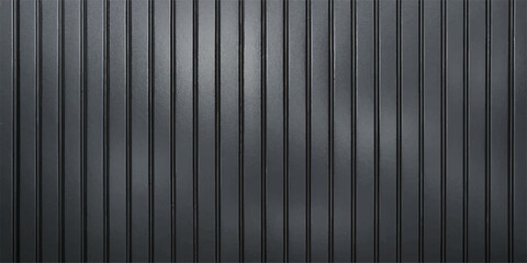 Abstract metallic grey steel texture with corrugated striped pattern surface design